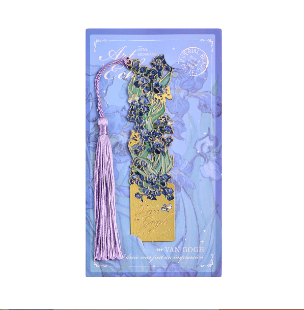 Van Gogh und Monet -Lesezeichen aus Metall(Art Echo)