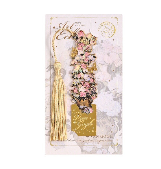 Van Gogh und Monet -Lesezeichen aus Metall (Art Echo)