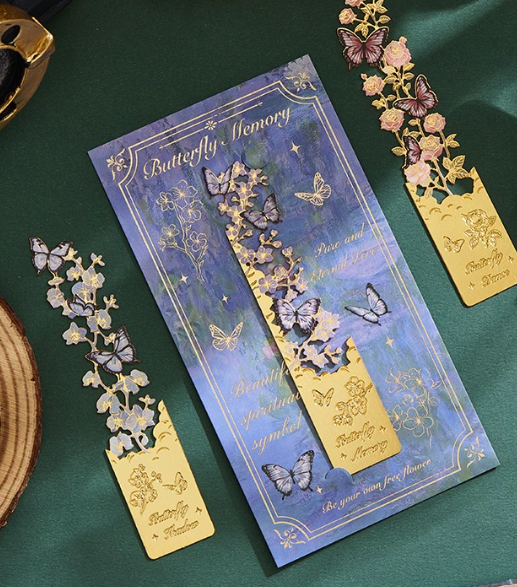 Schmetterlings-Lesezeichen-Kollektion-Lesezeichen aus Metall