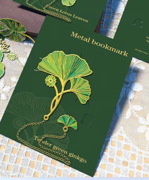 Lesezeichen in Pflanzenform