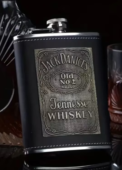 Stilvolle Metallflasche