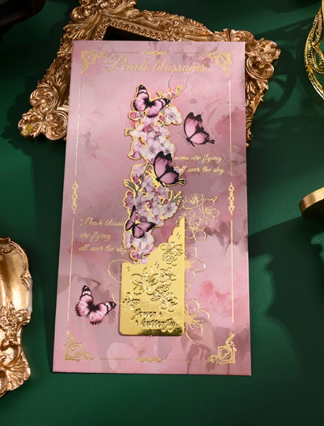 Schmetterlings-Lesezeichen-Kollektion 4 Set-Lesezeichen aus Metall