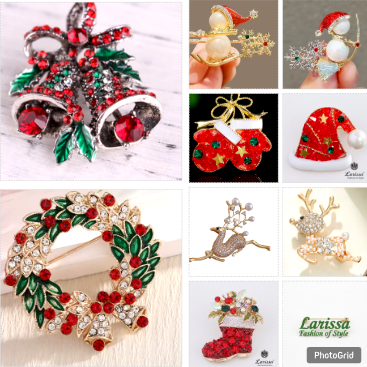 Glitzernde Weihnachtsbroschen-Kollektion: Verleihen Sie Ihrem Zuhause festliche Stimmung!