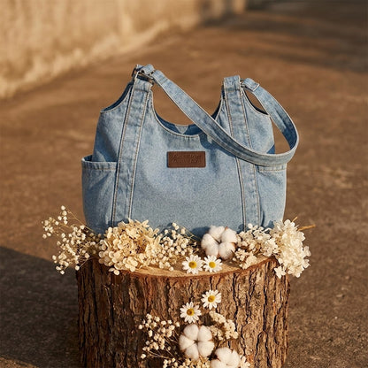 Denim Shoulder Bag – Stilvolle Jeans-Schultermagazin für jeden Tag