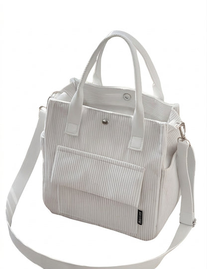 Süße Cord-Tasche „Kompakter Allrounder“ – Styling-Wunder in 4 Farben