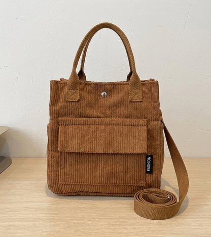 Süße Cord-Tasche „Kompakter Allrounder“ – Styling-Wunder in 4 Farben