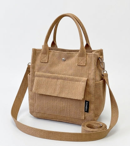 Süße Cord-Tasche „Kompakter Allrounder“ – Styling-Wunder in 4 Farben