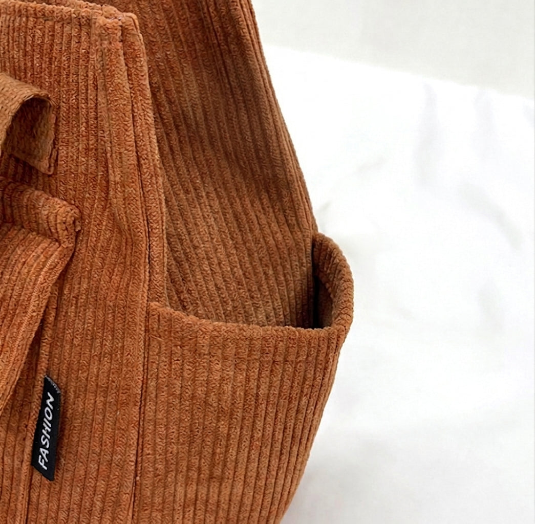 Süße Cord-Tasche „Kompakter Allrounder“ – Styling-Wunder in 4 Farben