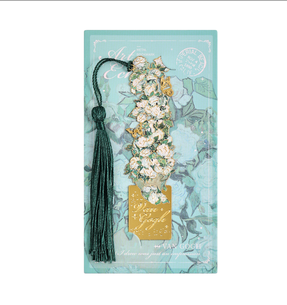 Van Gogh und Monet -Lesezeichen aus Metall(Art Echo)