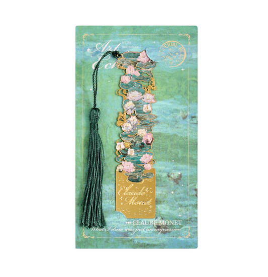Van Gogh und Monet -Lesezeichen aus Metall (Art Echo)