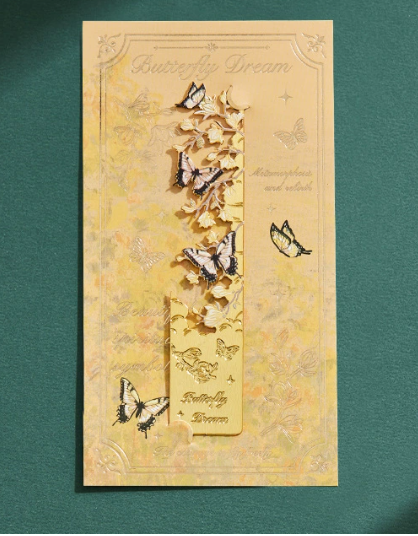 Schmetterlings-Lesezeichen-Kollektion-Lesezeichen aus Metall