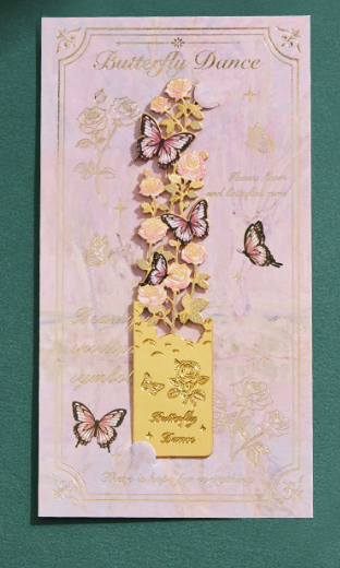 Schmetterlings-Lesezeichen-Kollektion-Lesezeichen aus Metall