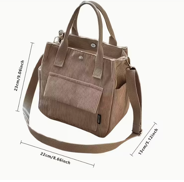 Praktisch Cord-Tasche