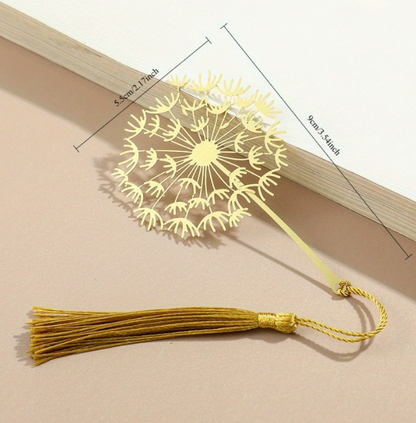 Botanische Eleganz – Goldene Metall-Lesezeichen im Geschenkset