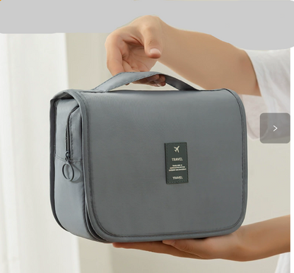 Premium Kulturbeutel zum Aufhängen – Handliche Kosmetiktasche für Damen & Herren | Wasserabweisender Travel Organizer für Reise, Urlaub & Badezimmer
