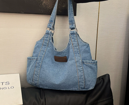 Denim Shoulder Bag – Stilvolle Jeans-Schultermagazin für jeden Tag