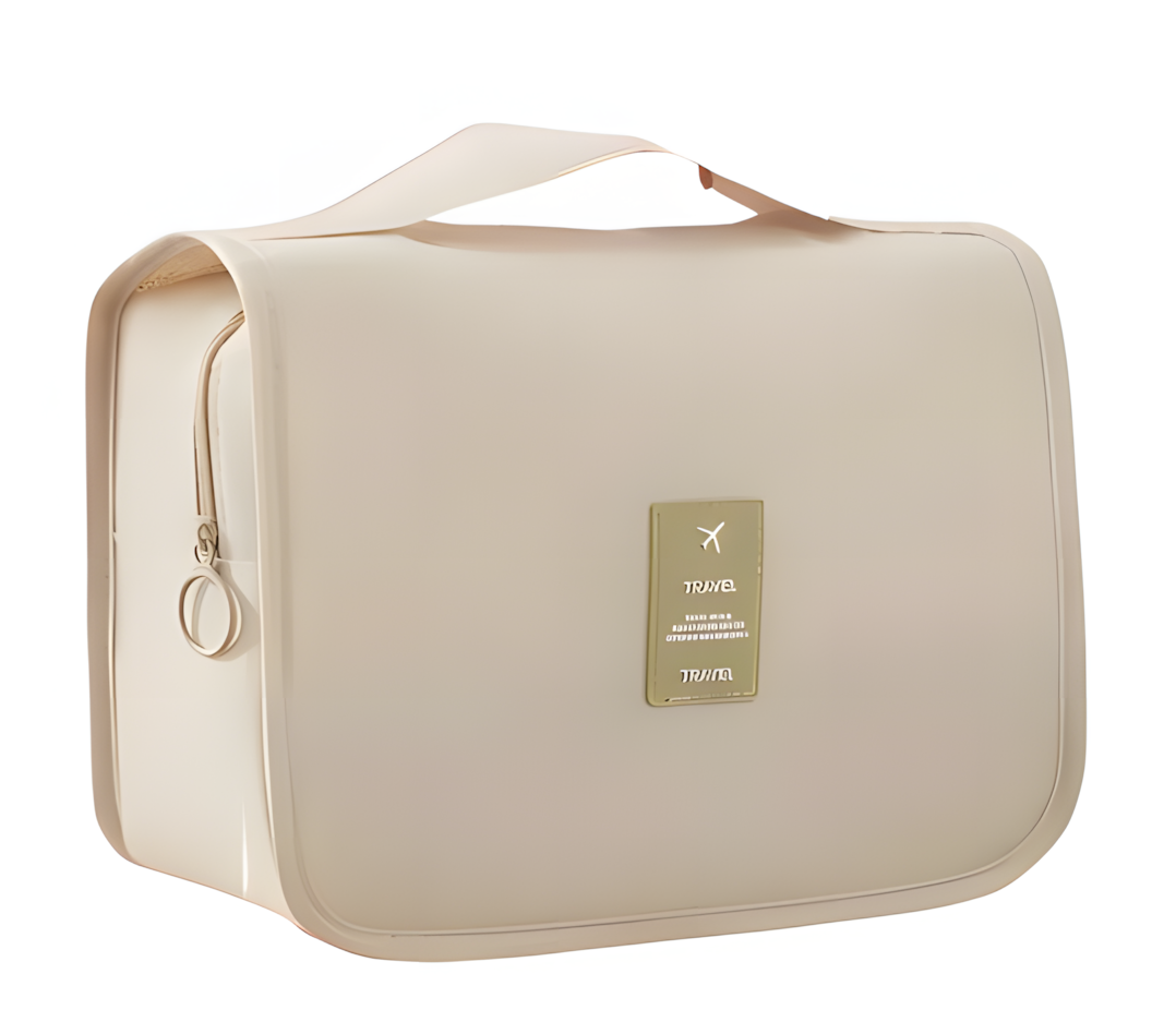 Premium Kulturbeutel zum Aufhängen – Handliche Kosmetiktasche für Damen & Herren | Wasserabweisender Travel Organizer für Reise, Urlaub & Badezimmer