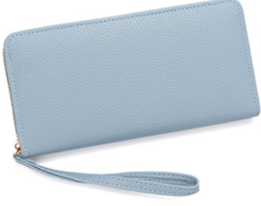 Premium Unisex Geldbörse mit Handschlaufe – Langes Portemonnaie aus Kunstleder (veganem Leder). Große Brieftasche & Travel Clutch für Damen & Herren