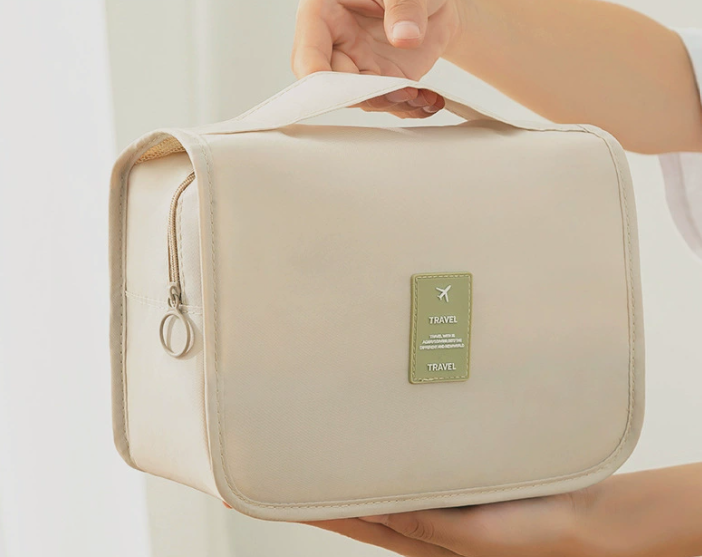Premium Kulturbeutel zum Aufhängen – Handliche Kosmetiktasche für Damen & Herren | Wasserabweisender Travel Organizer für Reise, Urlaub & Badezimmer