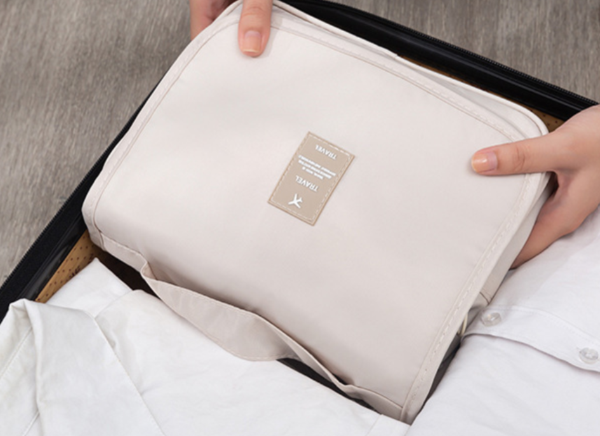 Premium Kulturbeutel zum Aufhängen – Handliche Kosmetiktasche für Damen & Herren | Wasserabweisender Travel Organizer für Reise, Urlaub & Badezimmer