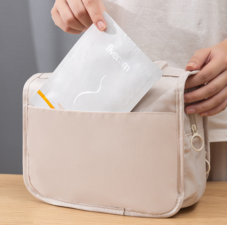 Premium Kulturbeutel zum Aufhängen – Handliche Kosmetiktasche für Damen & Herren | Wasserabweisender Travel Organizer für Reise, Urlaub & Badezimmer