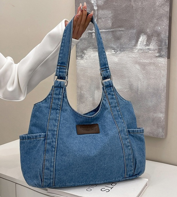 Denim Shoulder Bag – Stilvolle Jeans-Schultermagazin für jeden Tag