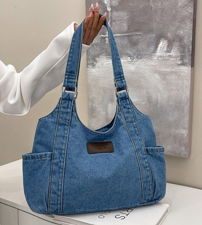 Denim Shoulder Bag – Stilvolle Jeans-Schultermagazin für jeden Tag