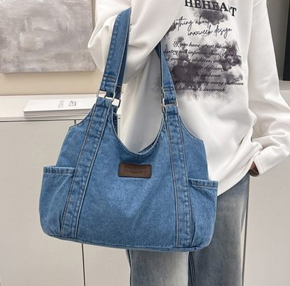 Denim Shoulder Bag – Stilvolle Jeans-Schultermagazin für jeden Tag