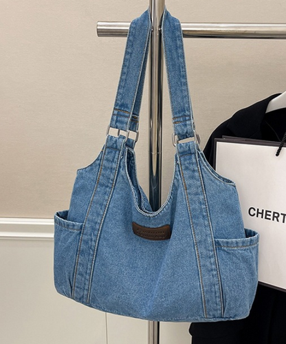 Denim Shoulder Bag – Stilvolle Jeans-Schultermagazin für jeden Tag