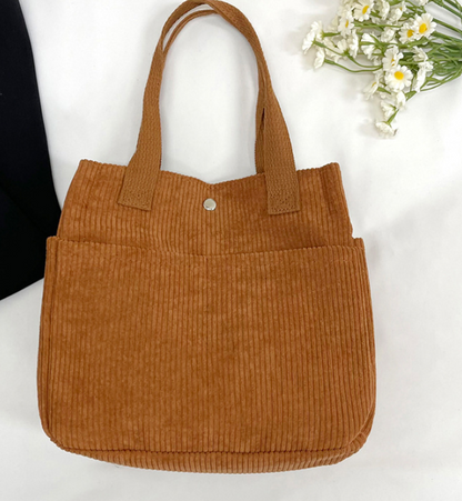 Süße Cord-Tasche „Kompakter Allrounder“ – Styling-Wunder in 4 Farben
