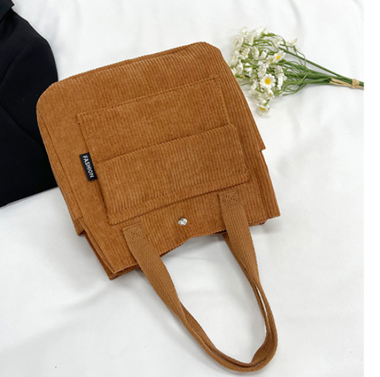 Süße Cord-Tasche „Kompakter Allrounder“ – Styling-Wunder in 4 Farben