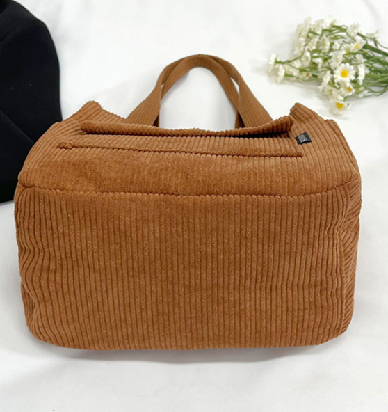 Süße Cord-Tasche „Kompakter Allrounder“ – Styling-Wunder in 4 Farben