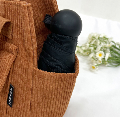 Süße Cord-Tasche „Kompakter Allrounder“ – Styling-Wunder in 4 Farben