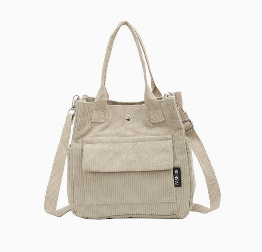 Süße Cord-Tasche „Kompakter Allrounder“ – Styling-Wunder in 4 Farben