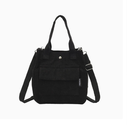 Süße Cord-Tasche „Kompakter Allrounder“ – Styling-Wunder in 4 Farben