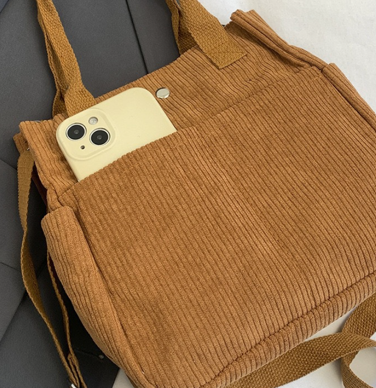 Süße Cord-Tasche „Kompakter Allrounder“ – Styling-Wunder in 4 Farben