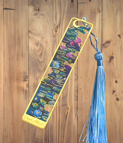 Van Gogh und Monet -Lesezeichen aus Metall
