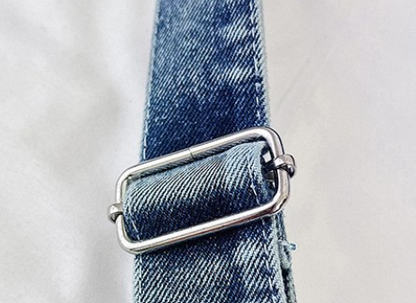 Stylischer Denim-Shopper im Vintage-Look – Die perfekte Crossbody-Tasche für jeden Tag