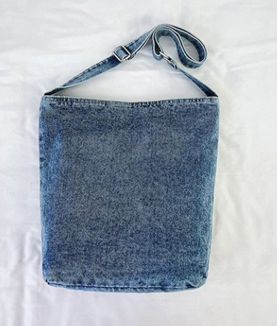Stylischer Denim-Shopper im Vintage-Look – Die perfekte Crossbody-Tasche für jeden Tag