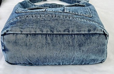 Stylischer Denim-Shopper im Vintage-Look – Die perfekte Crossbody-Tasche für jeden Tag