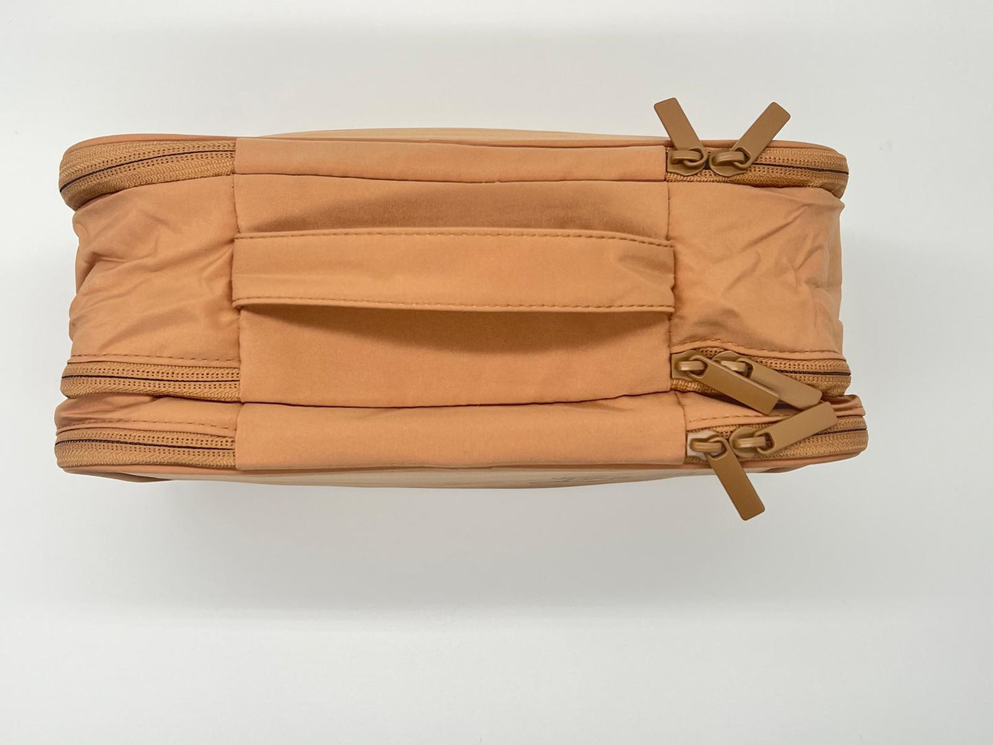 Reise Organizer für BHs, Unterwäsche und Socken. BH Aufbewahrungstasche Formstabiler Dessous Koffer mit Mehreren Fächern. La Riss Tasche mehrteilig mit Reißverschlus ( Braun)