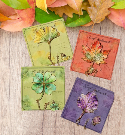 Metall-Lesezeichen 6er-Set „Botanical Elegance“ – Filigrane Kunstwerke für Buchliebhaber